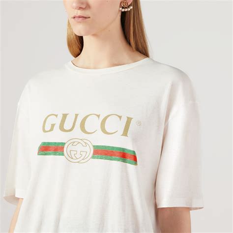 gucci shirt all white background|Gucci white shirt women's.